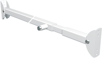 Secubar schuifpuibev.pl.wit 890-1280mm