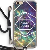 Negenduust ruimte: iPhone 6 / 6S Transparant Hoesje met koord
