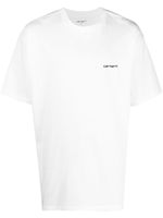 Carhartt WIP t-shirt en coton à logo imprimé - Blanc