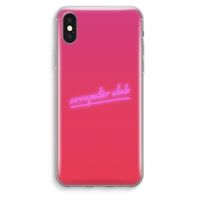 Vice Glow: iPhone XS Max Transparant Hoesje