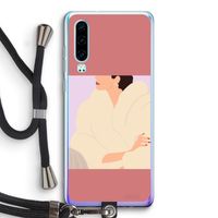Cosy: Huawei P30 Transparant Hoesje met koord