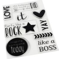 Vaessen Creative • love it clear stamps engelse teksten 9st.