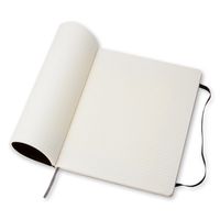 Moleskine notitieboek, ft 19 x 25 cm, gelijnd, soepele cover, 192 blad, zwart - thumbnail