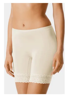 Dames boxershort lange pijpjes Lights Basics - Kanten onderbroek lange pijpjes - Broekje voor onder jurk
