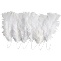 Creativ Company Veren, l: 11-17 cm, wit, 18 bol/ 1 doos