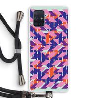 Skew Blush 3: Samsung Galaxy A71 Transparant Hoesje met koord