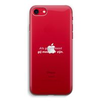 gij moogt er zijn: iPhone SE 2020 Transparant Hoesje