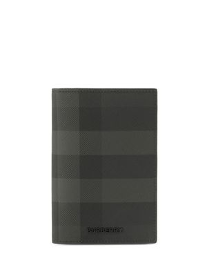 Burberry étui pour passeport à carreaux - Gris Burberry étui pour passeport à carreaux - Gris