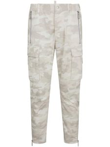 DSQUARED2 pantalon fuselé à imprimé camouflage - Tons neutres