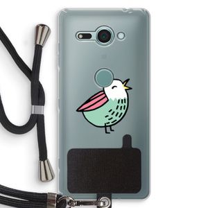 Birdy: Sony Xperia XZ2 Compact Transparant Hoesje met koord