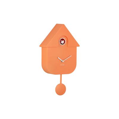 Wandklok Moderne Koekoek Oranje