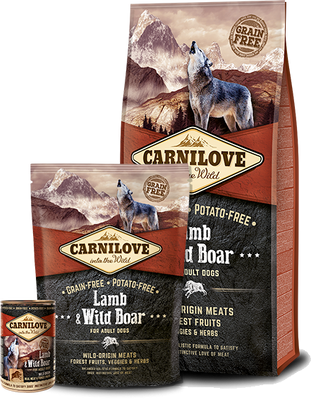 CARNILOVE 508983 1,5 kg Volwassen Everzwijn, Lam CARNILOVE 508983 1,5 kg Volwassen Everzwijn, Lam