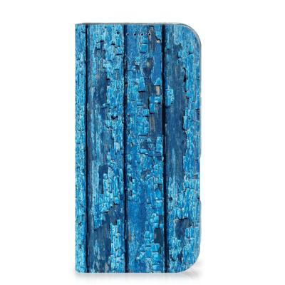iPhone 16 Pro Book | Wallet Case | Wood Blue