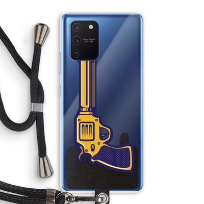 Pew Pew Pew: Samsung Galaxy Note 10 Lite Transparant Hoesje met koord