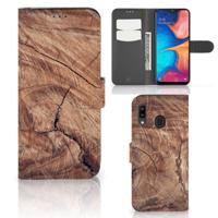 Samsung Galaxy A30 | Book Style Case | Tree Trunk