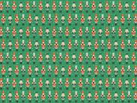 Inpakpapier Kerst Nutcracker Groen (70x200cm) Inpakpapier Kerst Nutcracker Groen (70x200cm)