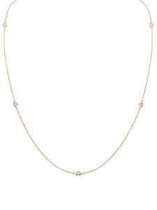 Pragnell collier Sundance en or rose 18ct pavé de diamants