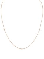 Pragnell collier Sundance en or rose 18ct pavé de diamants