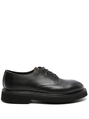 Premiata derbies en cuir à lacets - Noir