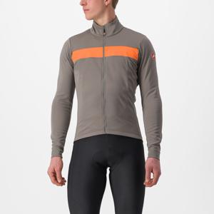 Castelli Raddoppia 3 fietsjack grijs heren XXXL