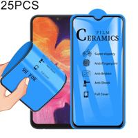 25 stuks 2.5 D volledige lijm volledige cover keramiek film voor Galaxy A10e