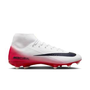 Nike Zoom Mercurial Superfly 10 Academy Gras / Kunstgras Voetbalschoenen (MG) Wit Rood Zwart
