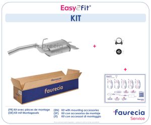 Einddemper Faurecia, u.a. fÃ¼r Peugeot, CitroÃ«n, Lancia, Fiat