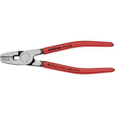 Knipex Aderendhuelsenzange 180mm Fronteinf. 0,5-6mm² Knipex 97 81 180 Krimptang Adereindhulzen 0.5 tot 6 mm²