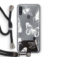 Tiny Bugs: Samsung Galaxy A11 Transparant Hoesje met koord