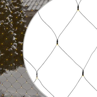 VidaXL Kerstnetverlichting 306 led&apos;s binnen en buiten 3x3 m warmwit