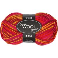 Creativ Company Sokkengaren, l: 200 m, diverse kleuren, 50 gr/ 1 bol