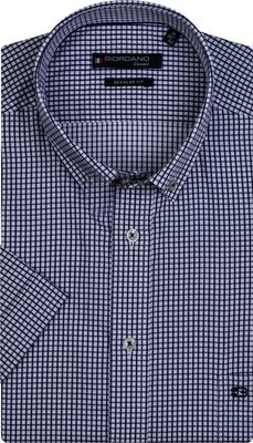 Giordano Overhemd Korte Mouwen Geruit Print Button Down