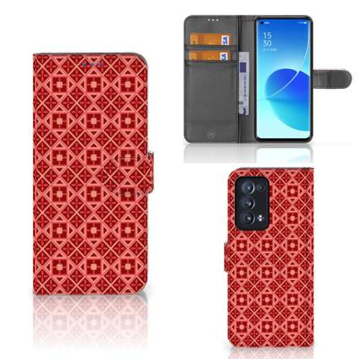 OPPO Reno 6 Pro Plus 5G | Telefoon Hoesje | Batik Rood
