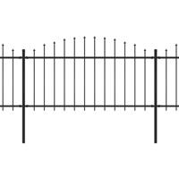 The Living Store Stalen Tuinhek - 17 m - (1.25 - 1.5) m - Veilig en stevig