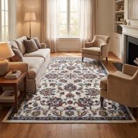 Vloerkleed Caracci - Creme 280x200cm - Polypropyleen - Dekbed-Discounter.nl