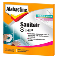 Alabastine Sanitairstrip Wit 5Mt - 5111560 Alabastine Sanitairstrip Wit 5Mt - 5111560