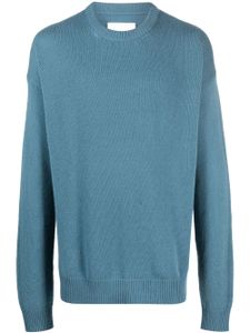 Jil Sander pull en cachemire à col rond - Bleu