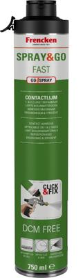 Frencken Click&Fix CF1534 Spray&Go Contactlijm 750ml