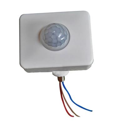 Automatische beveiliging PIR infrarood bewegings sensor detector muur spots schakelaar grootte: 12mm (wit)
