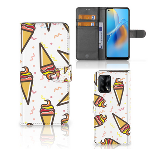 OPPO A74 4G Book Cover Icecream