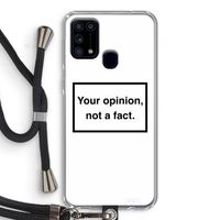 Your opinion: Samsung Galaxy M31 Transparant Hoesje met koord Your opinion: Samsung Galaxy M31 Transparant Hoesje met koord