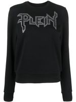 Philipp Plein t-shirt à logo appliqué LS Crystal - Noir - thumbnail