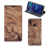 Huawei Y7 hoesje Y7 Pro (2019) Book Wallet Case Tree Trunk