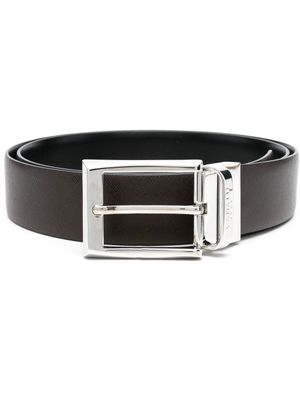 Canali ceinture en cuir à boucle - Marron