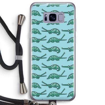 Kroko: Samsung Galaxy S8 Plus Transparant Hoesje met koord