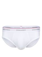 DSQUARED2 slip à bande logo - Blanc