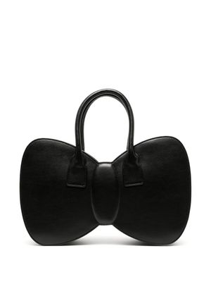 Comme Des Garçons Girl sac en cuir à design de nœud - Noir