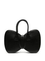 Comme Des Garçons Girl sac en cuir à design de nœud - Noir