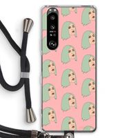 King Kylie: Sony Xperia 1 III Transparant Hoesje met koord