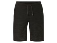 LIVERGY Korte heren broek (Zwart, S)